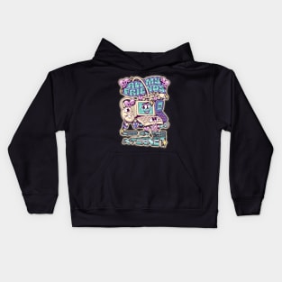 All my Friends are on the Internet Kids Hoodie